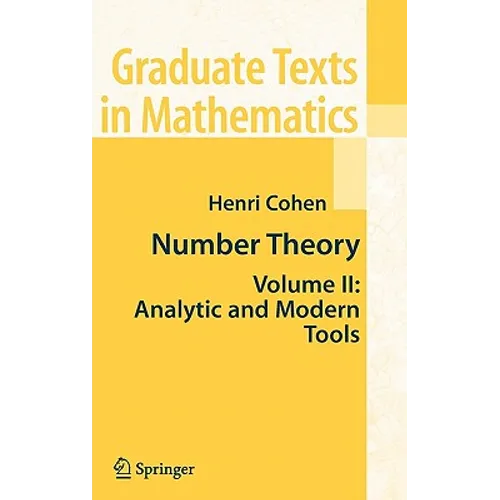 Number Theory, Volume 2: Analytic and Modern Tools