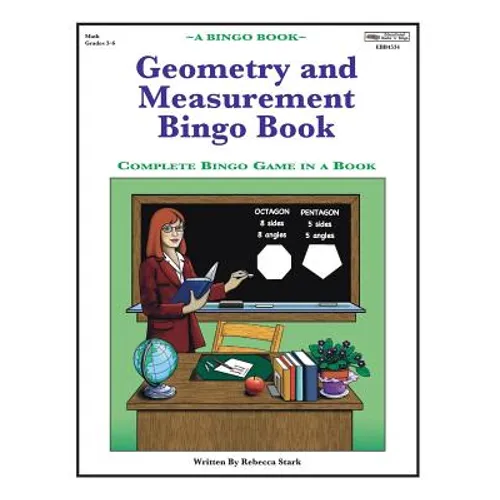 Geometry and Measurement Bingo Book: Complete Bingo Game In A Book
