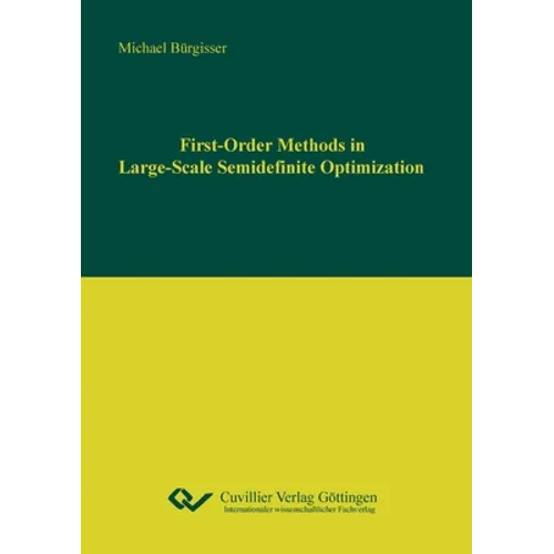 First-Order Methods in Large-Scale Semidenite Optimization