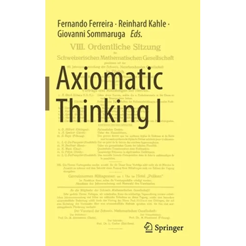 Axiomatic Thinking I
