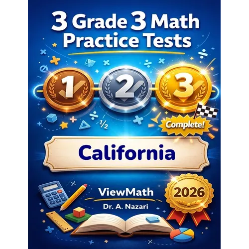 3 California CAASPP Grade 3 Math Practice Tests: Full-Length Test Prep with Detailed Answer Explanations