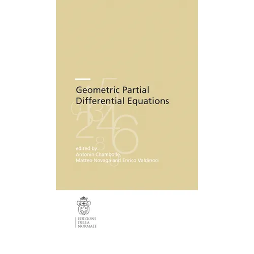 Geometric Partial Differential Equations