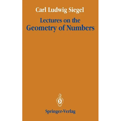 Lectures on the Geometry of Numbers