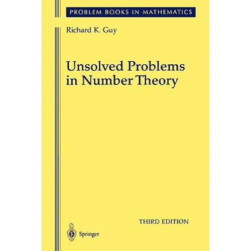 Unsolved Problems in Number Theory