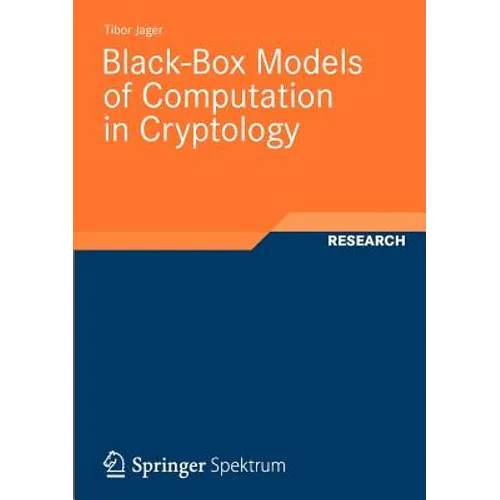 Black-Box Models of Computation in Cryptology