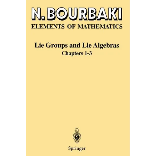 Lie Groups and Lie Algebras: Chapters 1-3