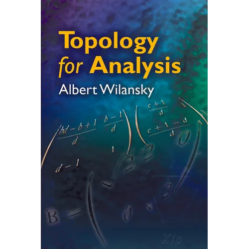 Topology for Analysis