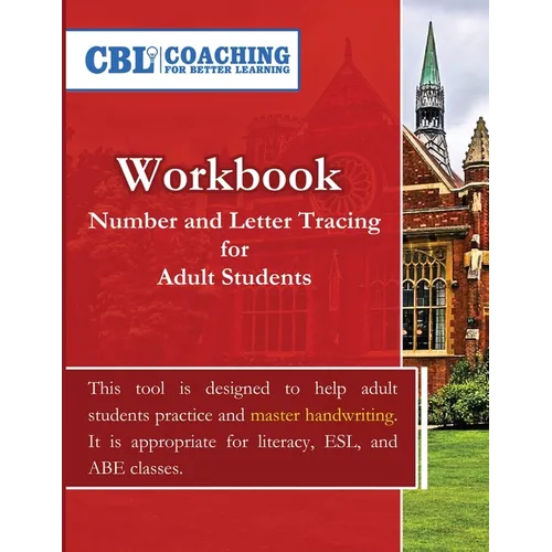 Workbook: Number and Letter Tracing for Adult Students