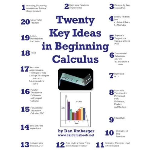 Twenty Key Ideas in Beginning Calculus