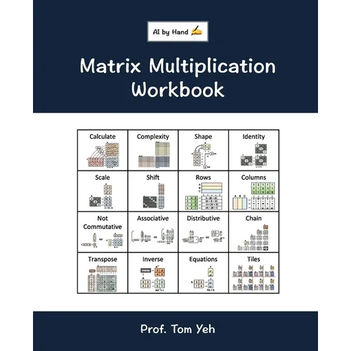 Matrix Multiplication Workbook: Fill-in-the-Blank Puzzles to Build Real Intuition by Hand