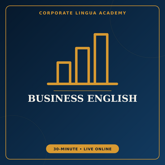 English for International Business – private 30-minute online English session