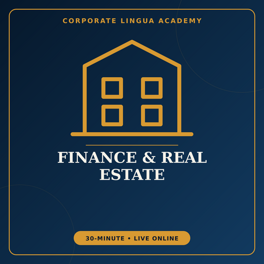 English for Financial Advisors – private 30-minute online English session