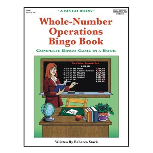 Whole-Number Operations Bingo Book: Complete Bingo Game In A Book