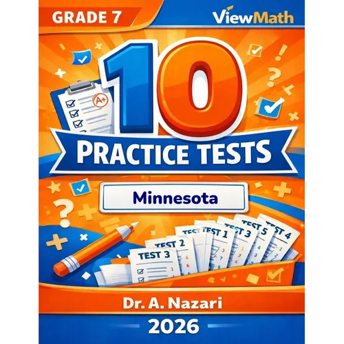 10 Minnesota MCA Grade 7 Math Practice Tests: The Ultimate Test Prep Collection with Answer Explanations