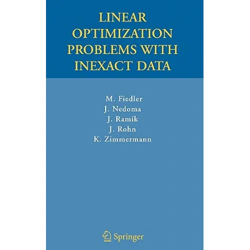 Linear Optimization Problems with Inexact Data
